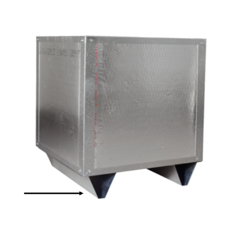 Insulated Air Handler Stand with Channel Legs