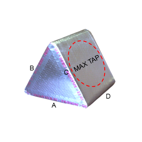 Triangle Box– UnAssembled Diagram